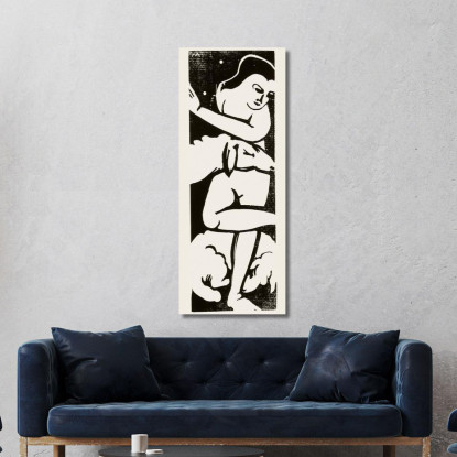La Pastorella Franz Marc fmr111 quadro stampato su tela