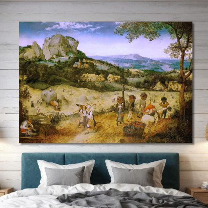 Fienagione Pieter Bruegel pbr10 quadro stampato su tela