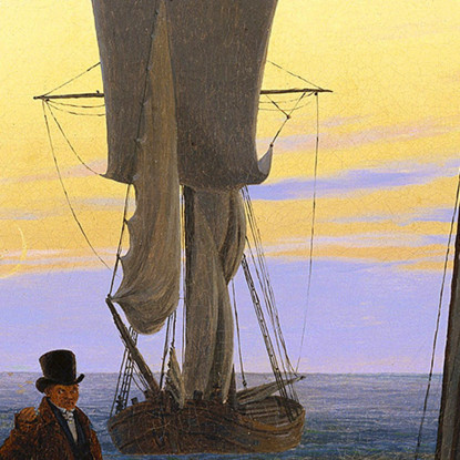 Le Tre Età Dell Uomo Caspar David Friedrich cdf13 quadro stampato su tela