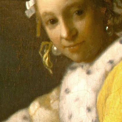 Una Signora Che Scrive Jan Vermeer jvr1 quadro stampato su tela