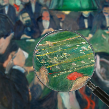 Il Tavolo Della Roulette Di Monte Carlo Edvard Munch em15 quadro stampato su tela