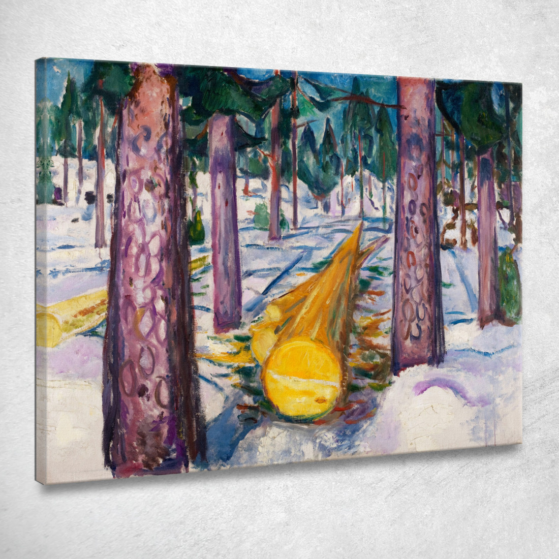 La Foresta Edvard Munch em31 quadro stampato su tela La Foresta Edvard Munch em31 quadro stampato su tela