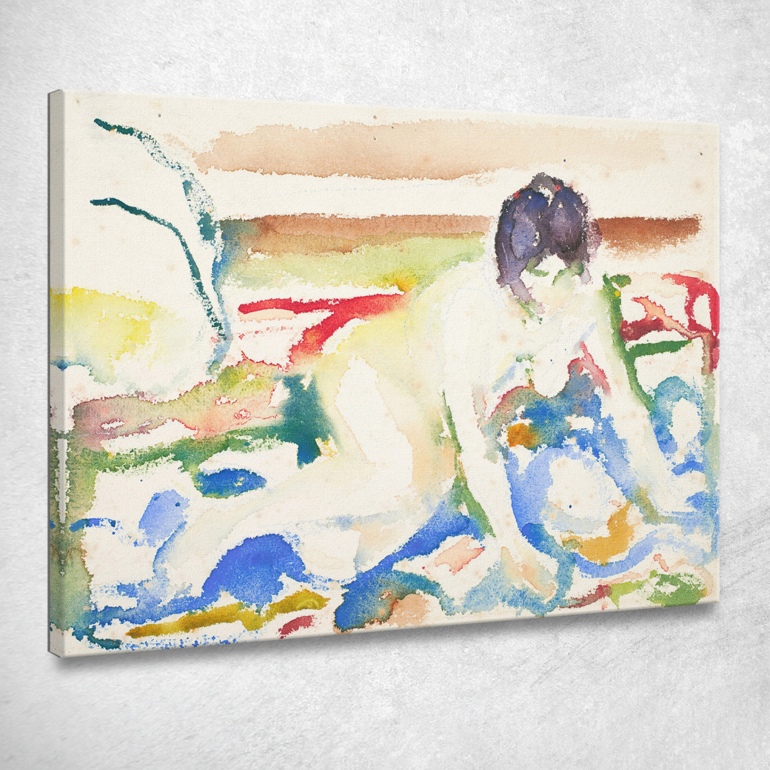 Attenzione Ai Tappeti A Motivi Geometrici Edvard Munch em43 quadro stampato su tela Attenzione Ai Tappeti A Motivi Geometrici Edvard Munch em43 quadro stampato su tela