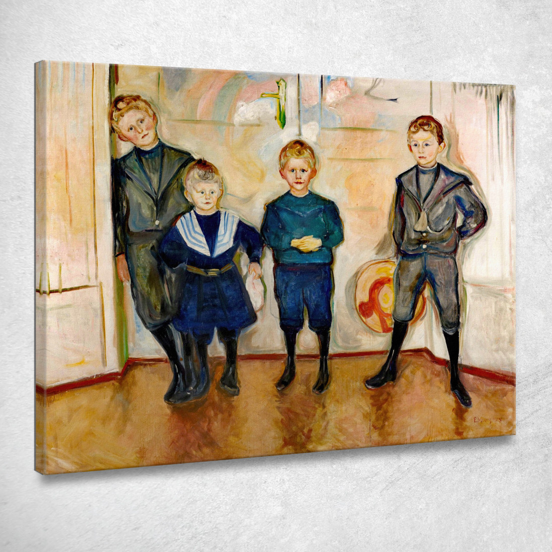 I Figli Del Dottor Linde Edvard Munch em96 quadro stampato su tela I Figli Del Dottor Linde Edvard Munch em96 quadro stampato su tela