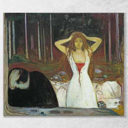 Ceneri 1895 Edvard Munch em101 quadro stampato su tela