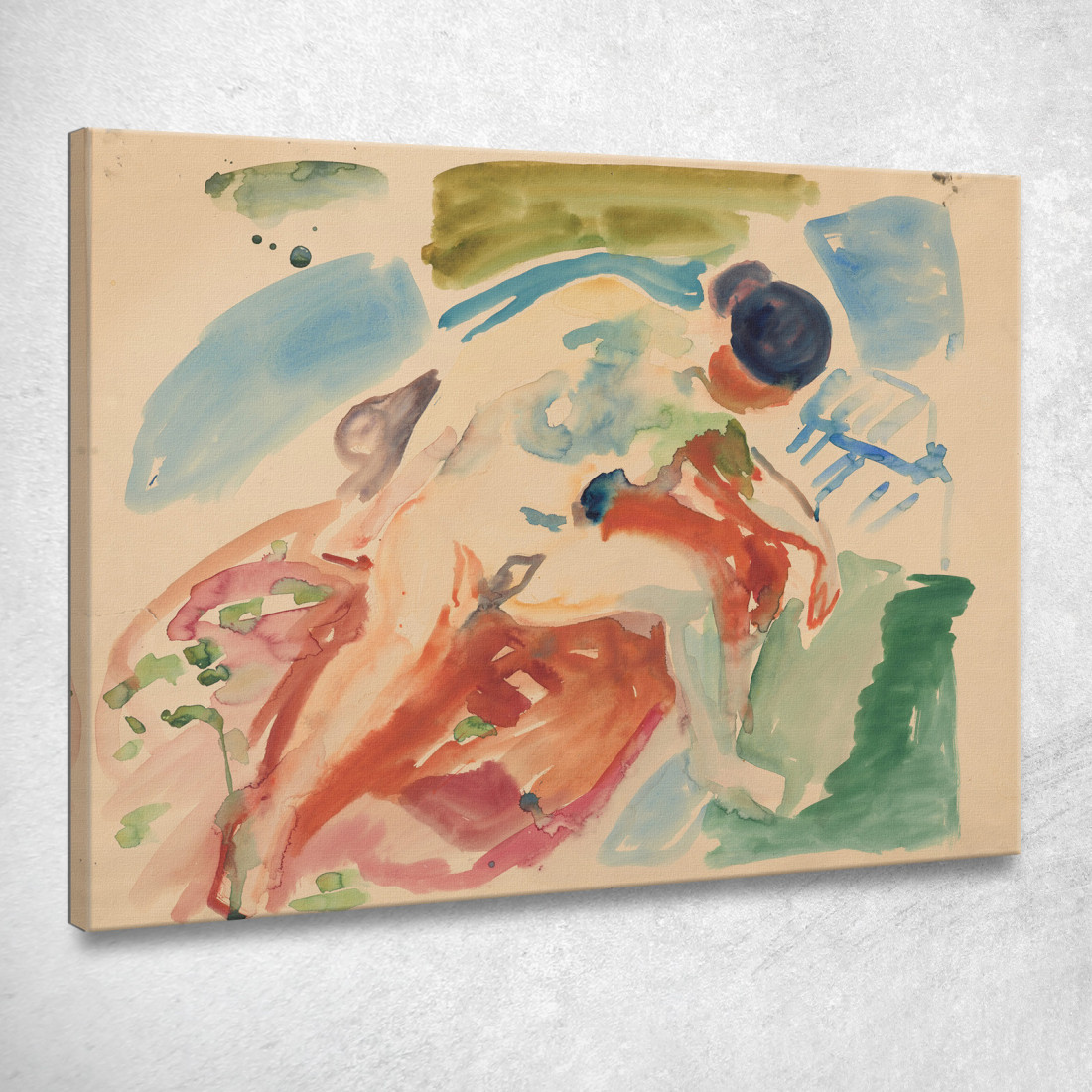Nudo Femminile Edvard Munch em114 quadro stampato su tela Nudo Femminile Edvard Munch em114 quadro stampato su tela