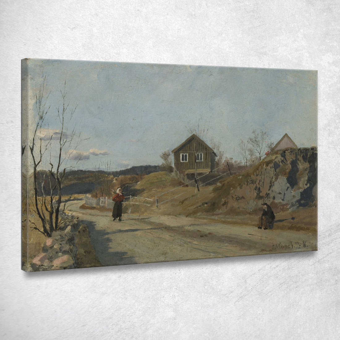 Da Vestre Aker Edvard Munch em122 quadro stampato su tela Da Vestre Aker Edvard Munch em122 quadro stampato su tela