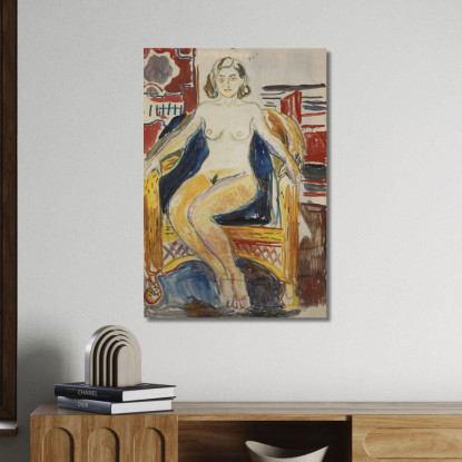 Ragazza Del Nordland Edvard Munch em129 quadro stampato su tela