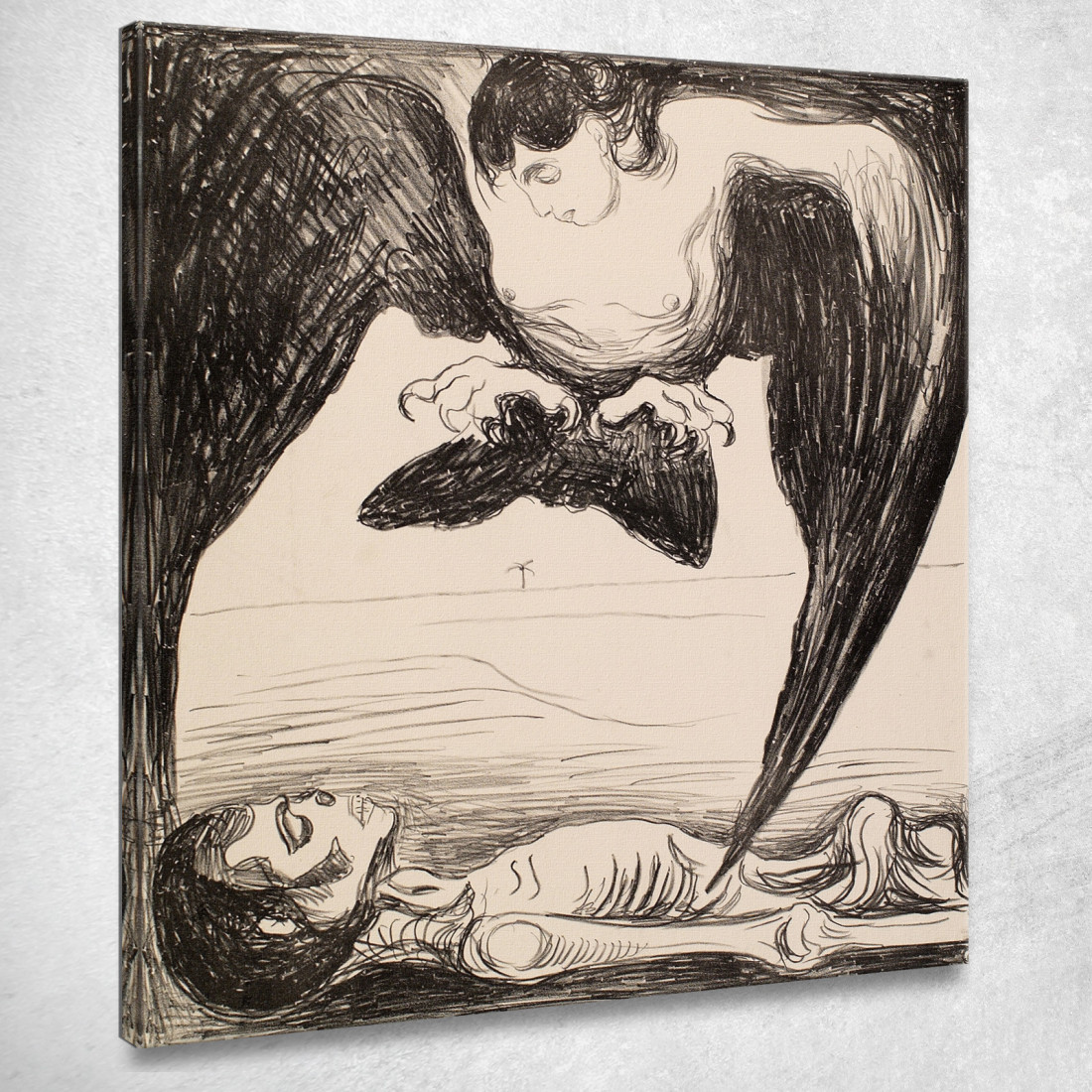 Arpia Edvard Munch em134 quadro stampato su tela Arpia Edvard Munch em134 quadro stampato su tela