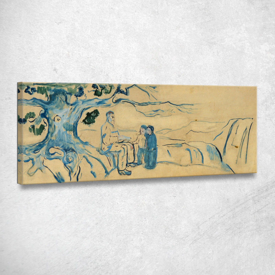 Storia Edvard Munch em141 quadro stampato su tela Storia Edvard Munch em141 quadro stampato su tela