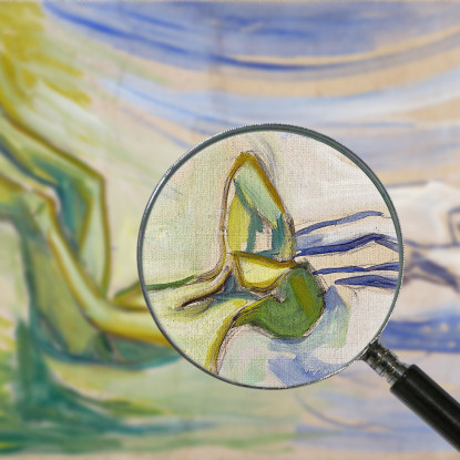 Uomini Che Si Rivolgono Verso Il Sole Edvard Munch em199 quadro stampato su tela