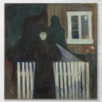 Chiaro Di Luna 2 Edvard Munch em208 quadro stampato su tela