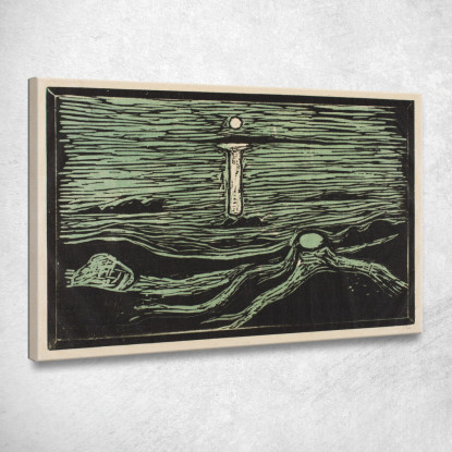 Riva Mistica 2 Edvard Munch em216 quadro stampato su tela