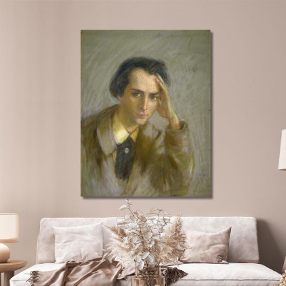 Jose Decharmoy Alice Pike Barney apb46 quadro stampato su tela