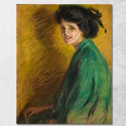 Spensierato Alice Pike Barney apb63 quadro stampato su tela