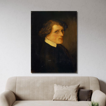 Ritratto Di Jakob Mähly Arnold Böcklin abk46 quadro stampato su tela