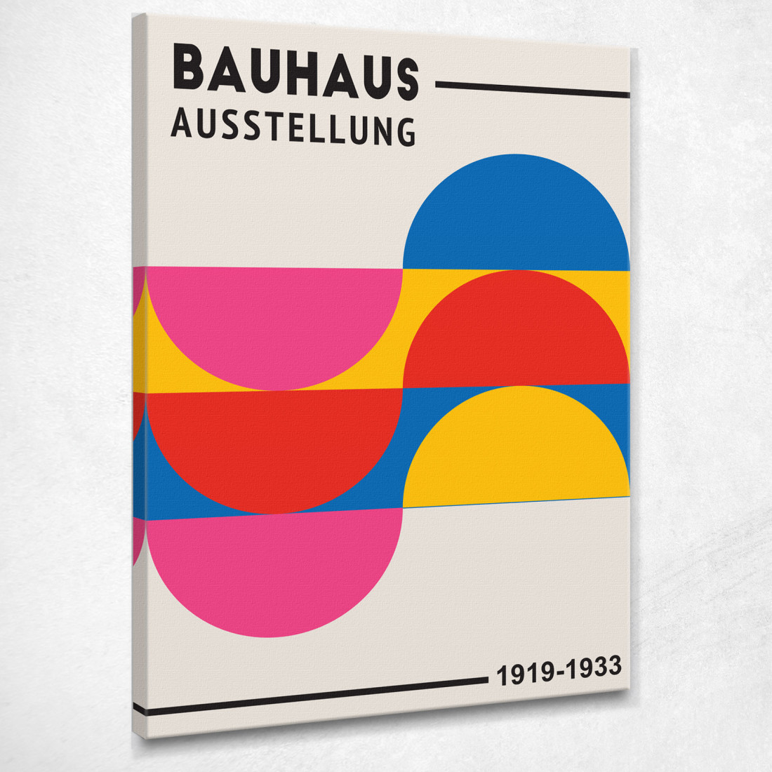Bauhaus Dove Colorare La Pittura Bauhaus Style bhs2 quadro stampato su tela Bauhaus Dove Colorare La Pittura Bauhaus Style bhs2 quadro stampato su tela