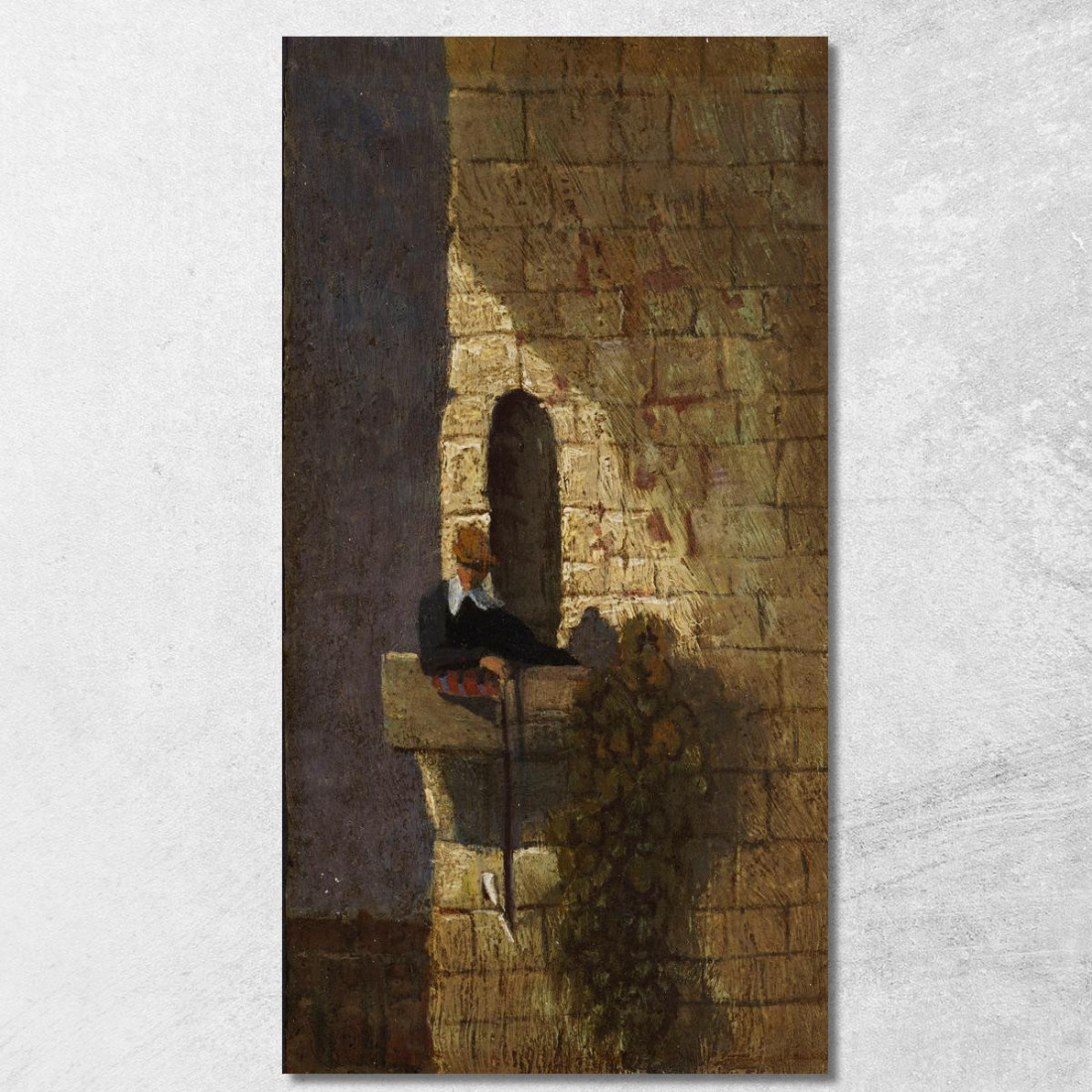 Lo Studente Nel Centro Di Detenzione Carl Spitzweg csp16 quadro stampato su tela Lo Studente Nel Centro Di Detenzione Carl Spitzweg csp16 quadro stampato su tela