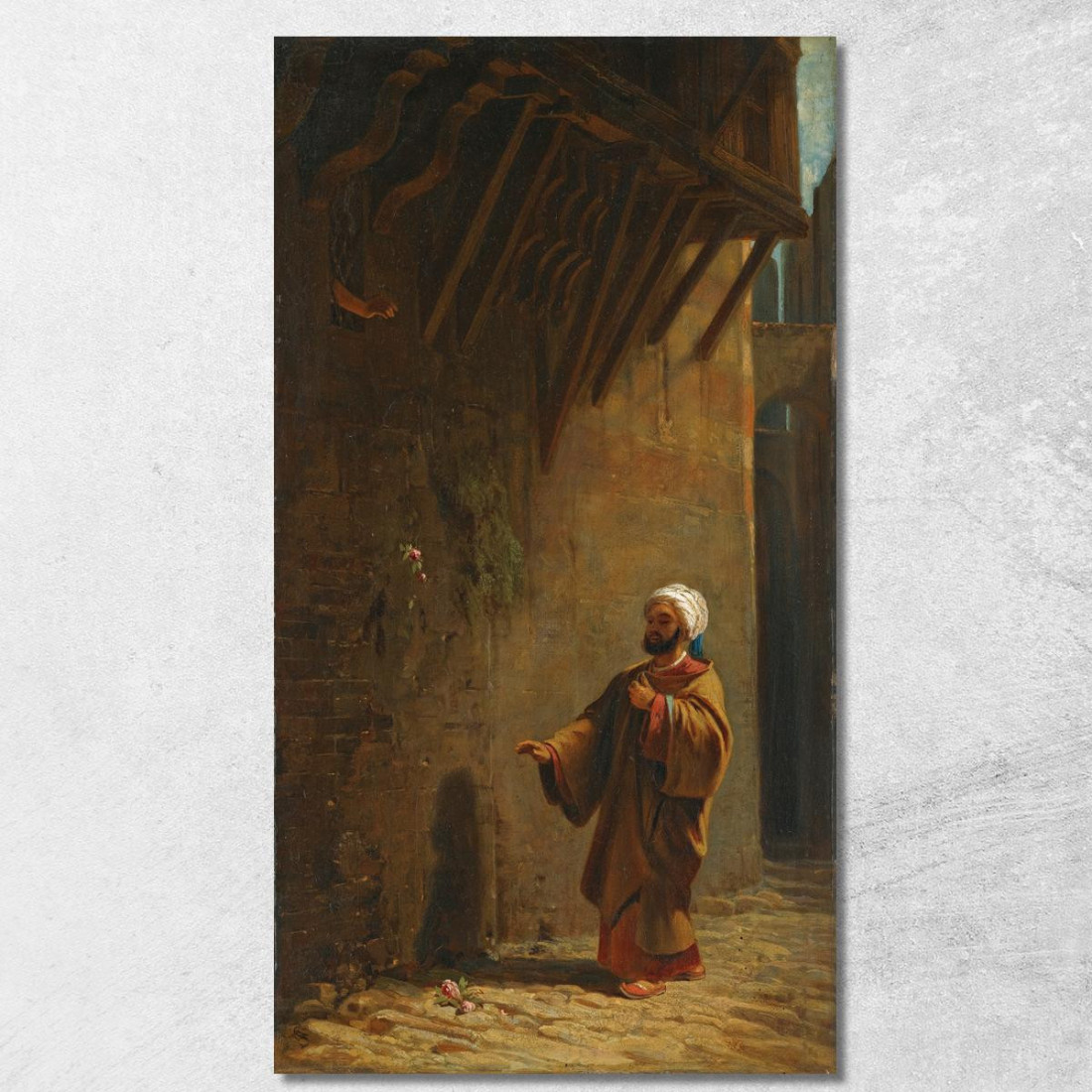 Strada Al Cairo Türk Trova Rose A Cairo Street Carl Spitzweg csp51 quadro stampato su tela Strada Al Cairo Türk Trova Rose A Cairo Street Carl Spitzweg csp51 quadro stampato su tela