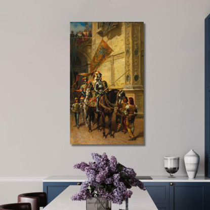 Alla Giostra Cesare Auguste Detti cad25 quadro stampato su tela