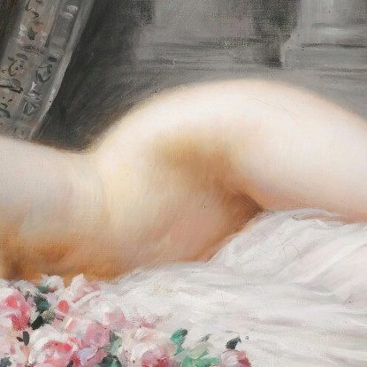 Mentire Nudo Delphin Enjolras dej25 quadro stampato su tela