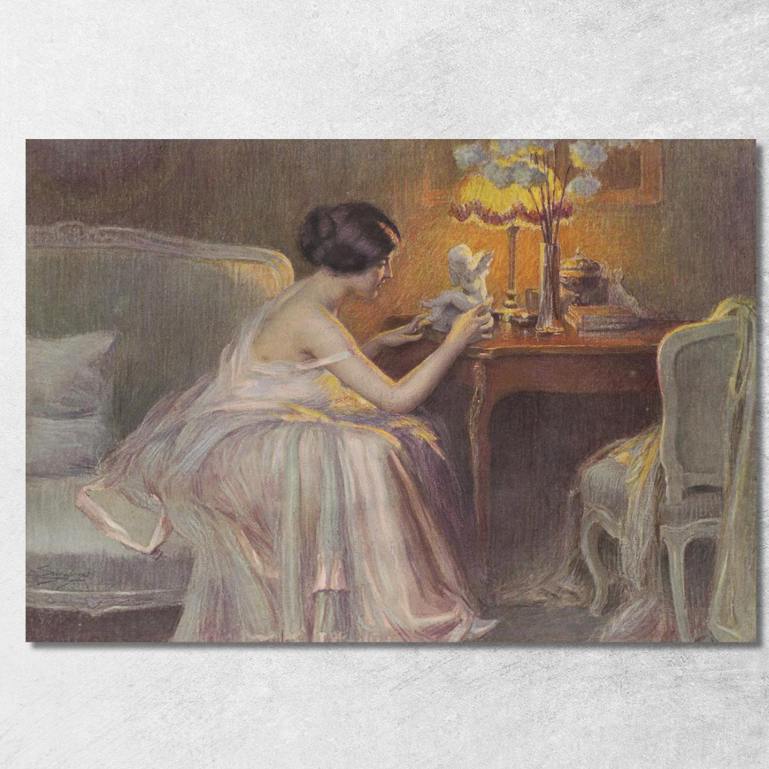 La Piccola Statua Delphin Enjolras dej35 quadro stampato su tela La Piccola Statua Delphin Enjolras dej35 quadro stampato su tela