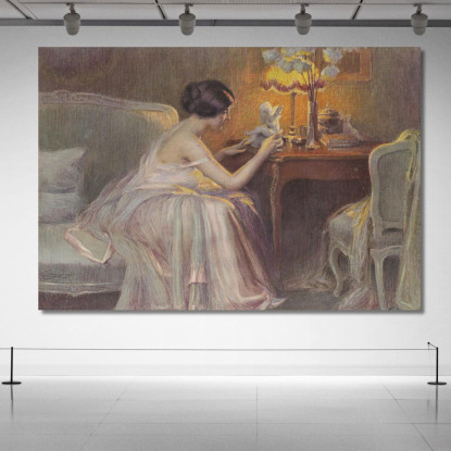 La Piccola Statua Delphin Enjolras dej35 quadro stampato su tela