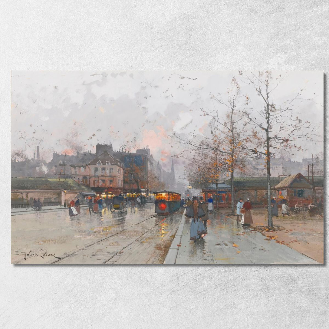 Porta Di Chatillon Eugène Galien-Laloue egl59 quadro stampato su tela Porta Di Chatillon Eugène Galien-Laloue egl59 quadro stampato su tela