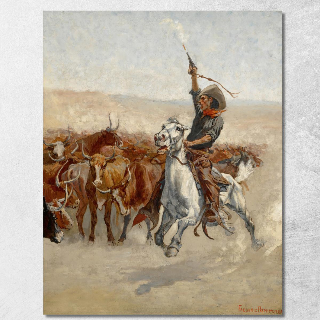 Il Riepilogo Frederic Remington frm58 quadro stampato su tela Il Riepilogo Frederic Remington frm58 quadro stampato su tela