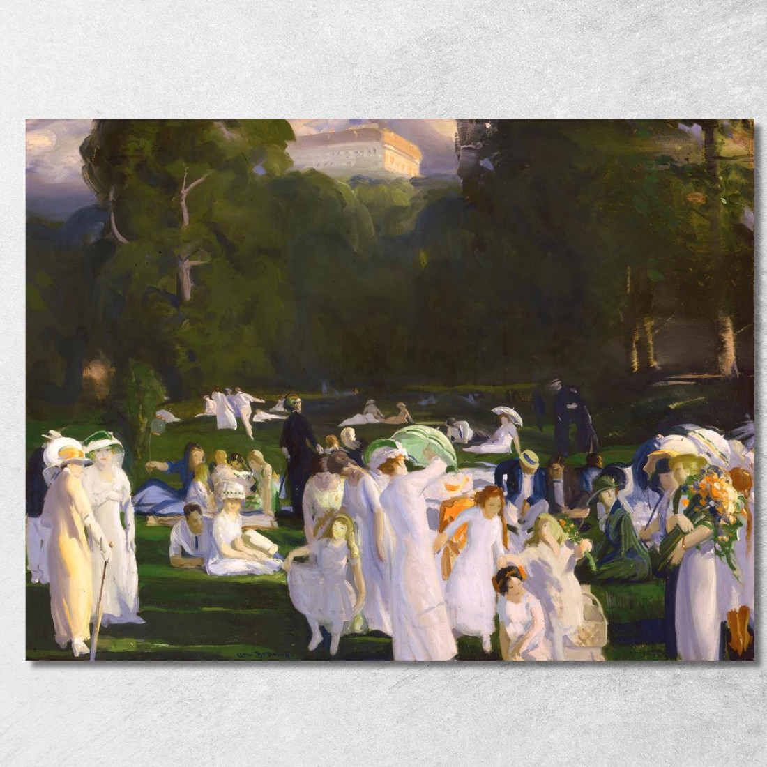 Un Giorno Di Giugno George Wesley Bellows gwb1 quadro stampato su tela Un Giorno Di Giugno George Wesley Bellows gwb1 quadro stampato su tela