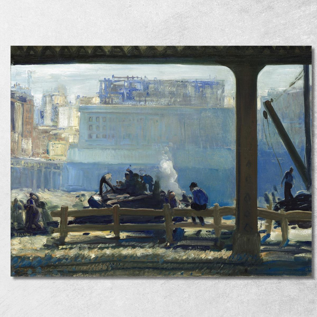 Mattina Blu George Wesley Bellows gwb5 quadro stampato su tela Mattina Blu George Wesley Bellows gwb5 quadro stampato su tela