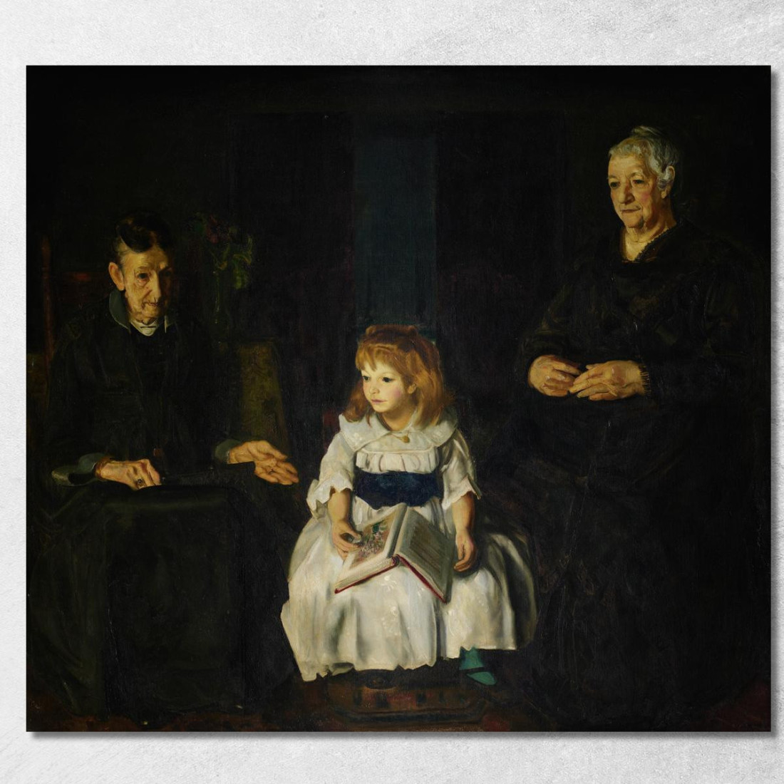 Elinor Jean E Anna George Wesley Bellows gwb14 quadro stampato su tela Elinor Jean E Anna George Wesley Bellows gwb14 quadro stampato su tela