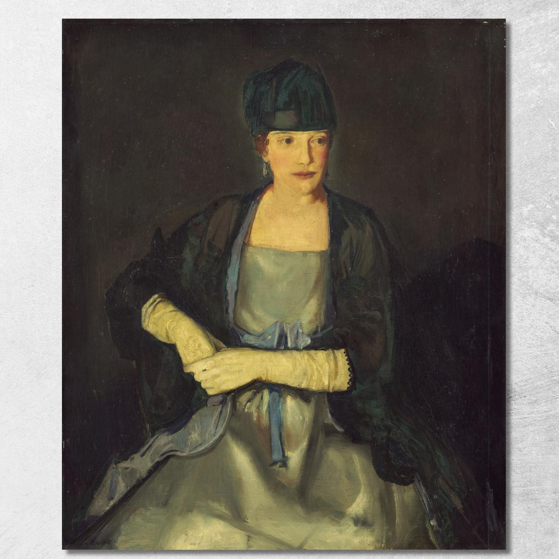 Maud Murray Dale La Signora Chester Dale George Wesley Bellows gwb32 quadro stampato su tela Maud Murray Dale La Signora Chester Dale George Wesley Bellows gwb32 quadro stampato su tela
