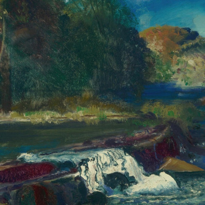 Diga Del Mulino George Wesley Bellows gwb33 quadro stampato su tela