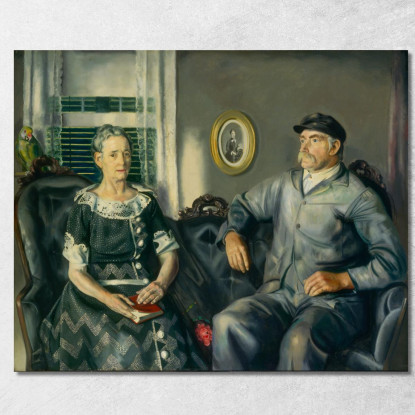 Il Signor E La Signora Phillip Wase George Wesley Bellows gwb34 quadro stampato su tela