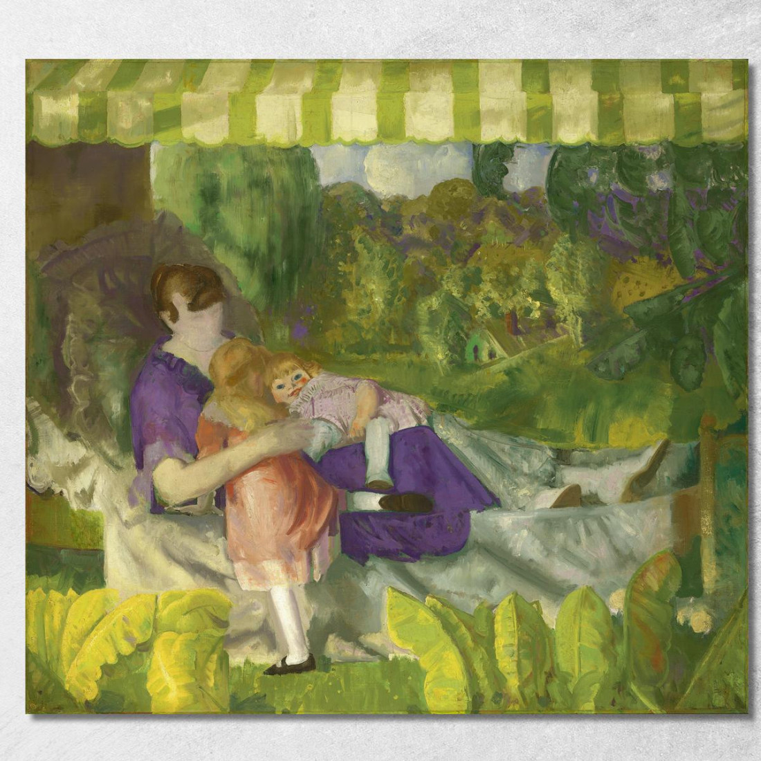 La Mia Famiglia George Wesley Bellows gwb35 quadro stampato su tela