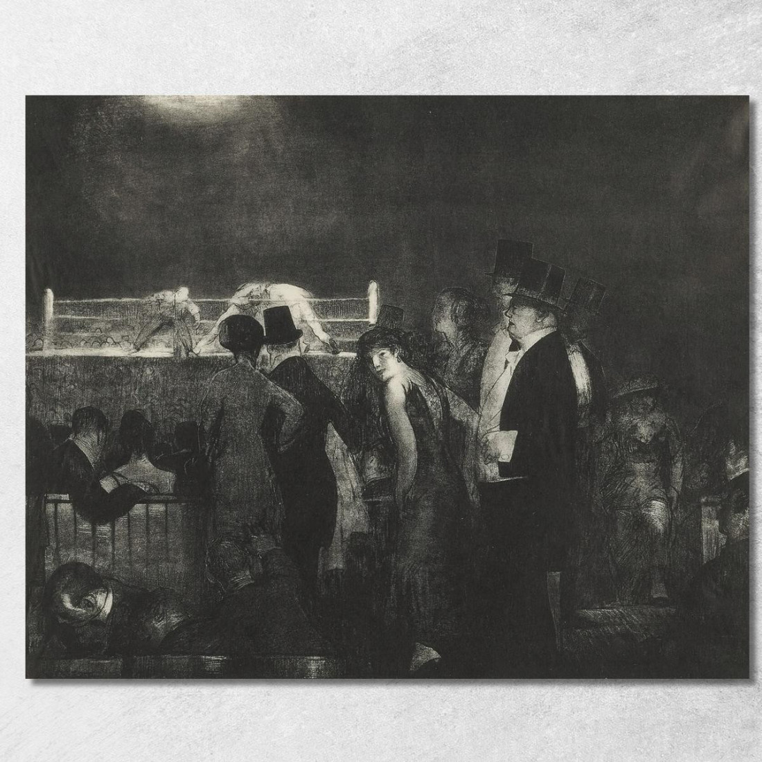 Preliminari Per Il Grande Incontro George Wesley Bellows gwb51 quadro stampato su tela Preliminari Per Il Grande Incontro George Wesley Bellows gwb51 quadro stampato su tela