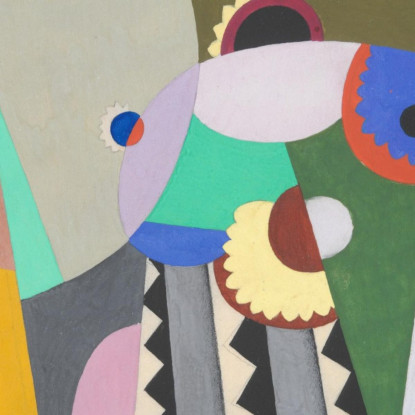 Composizione 2 Georges Valmier gvl24 quadro stampato su tela