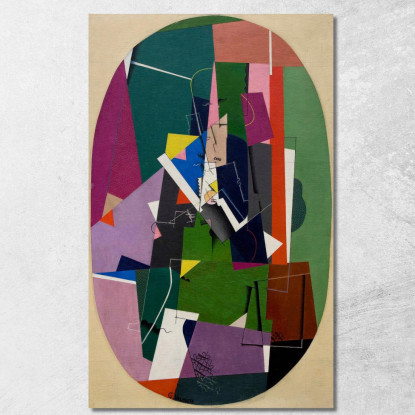 Fuga 2 Georges Valmier gvl36 quadro stampato su tela
