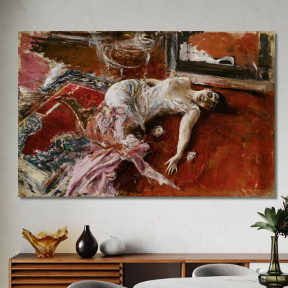 Estasi Giovanni Boldini gbd20 quadro stampato su tela
