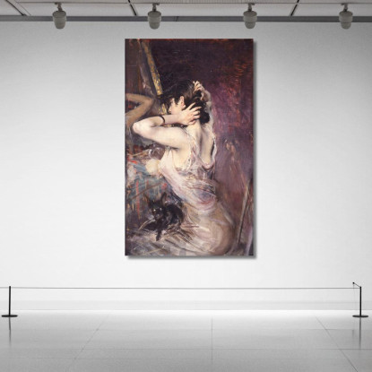 La Toilette Giovanni Boldini gbd33 quadro stampato su tela