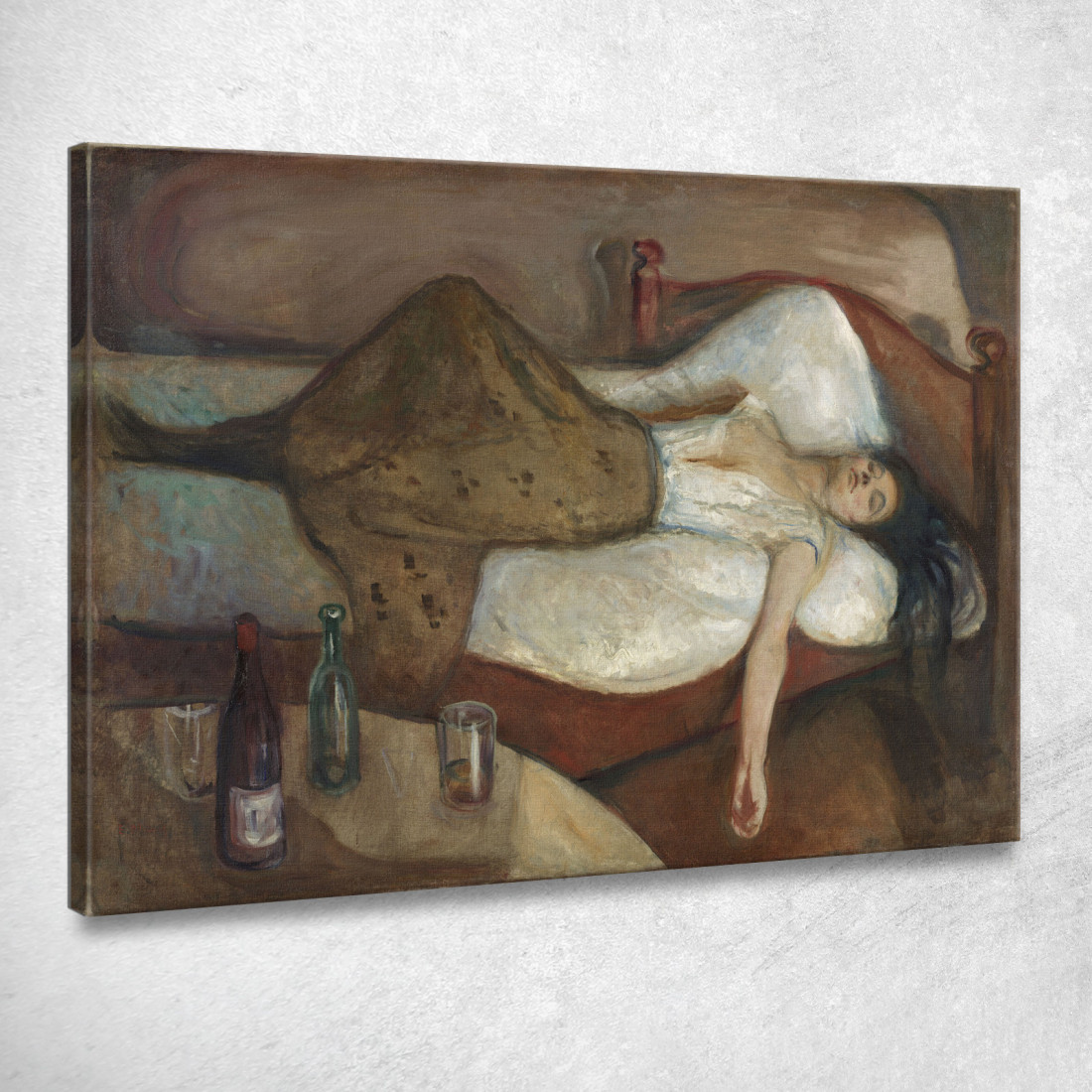 Il Giorno Dopo Edvard Munch em314 quadro stampato su tela Il Giorno Dopo Edvard Munch em314 quadro stampato su tela