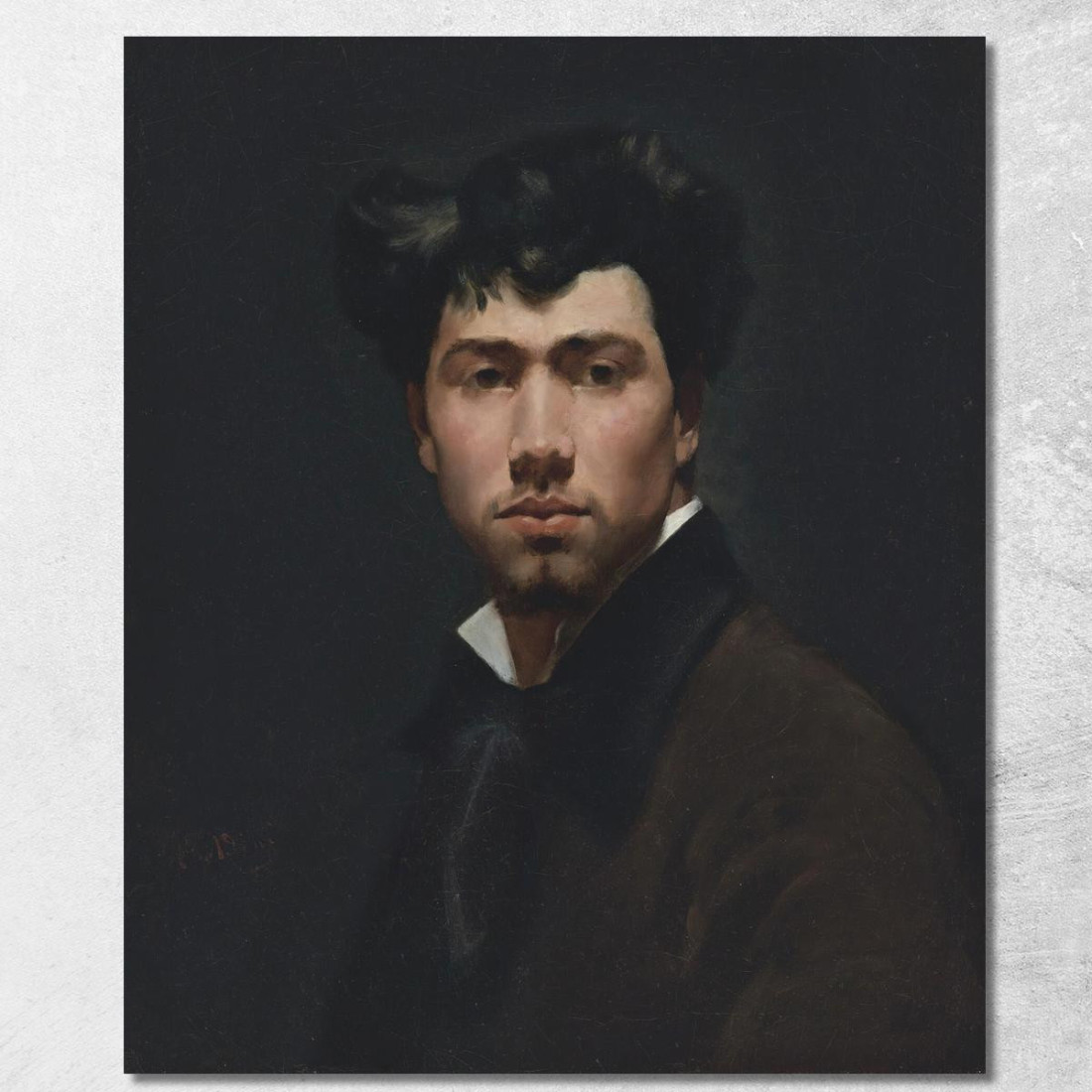 Ritratto Di Un Giovane Uomo Giovanni Boldini gbd52 quadro stampato su tela Ritratto Di Un Giovane Uomo Giovanni Boldini gbd52 quadro stampato su tela