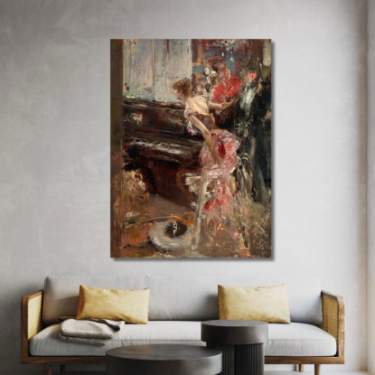 Considerando Giovanni Boldini gbd73 quadro stampato su tela