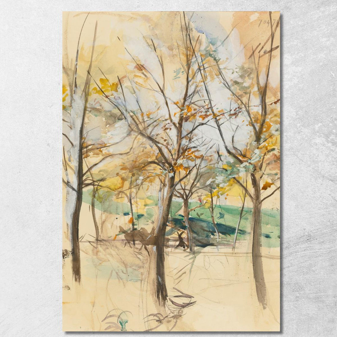 Alberi Nel Bois De Boulogne Giovanni Boldini gbd88 quadro stampato su tela Alberi Nel Bois De Boulogne Giovanni Boldini gbd88 quadro stampato su tela