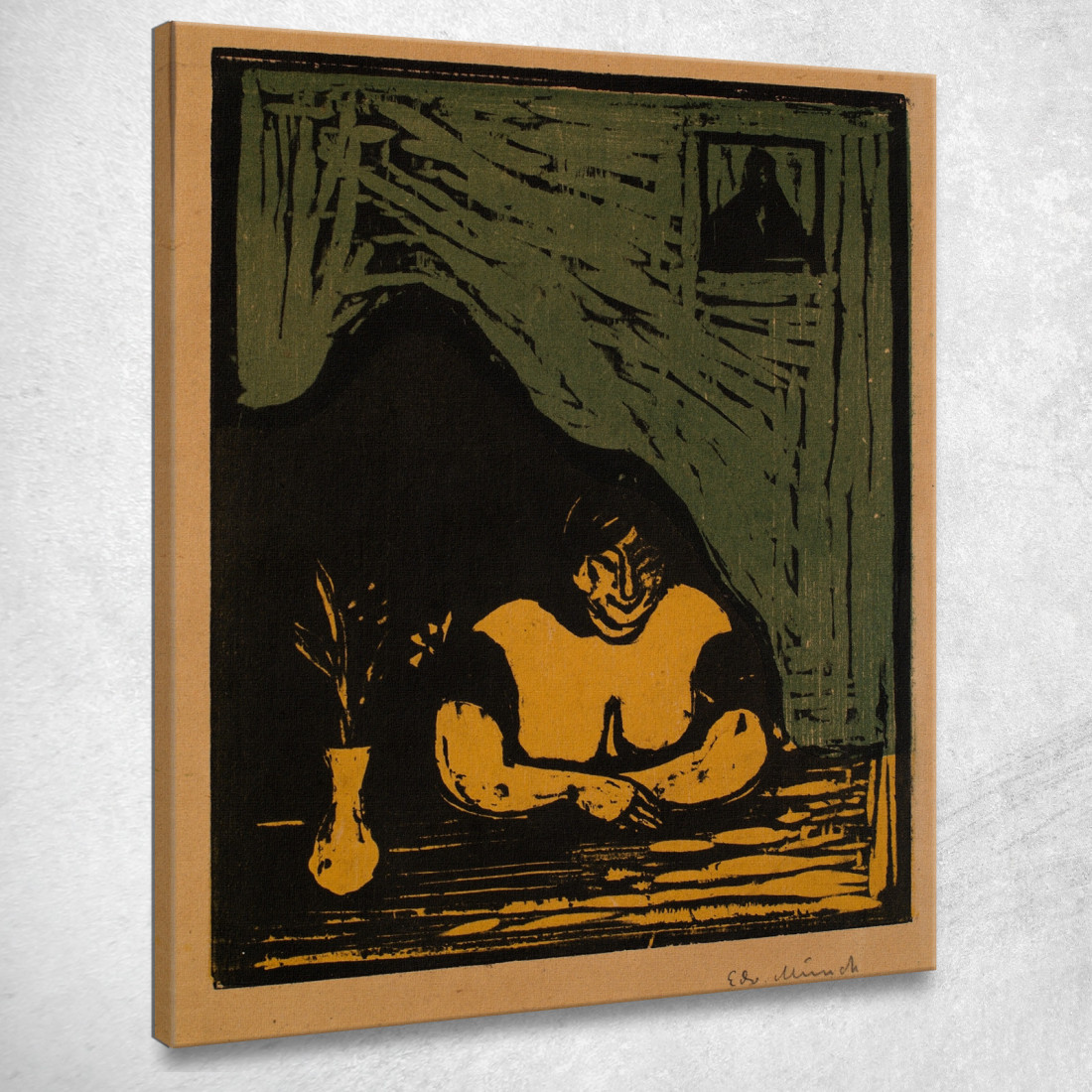 La Grassa Prostituta Edvard Munch em321 quadro stampato su tela La Grassa Prostituta Edvard Munch em321 quadro stampato su tela