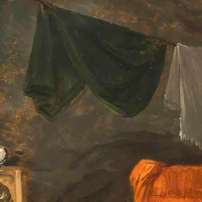 Una Famiglia Nell'Interno Di Una Grotta Hubert Robert hrb6 quadro stampato su tela