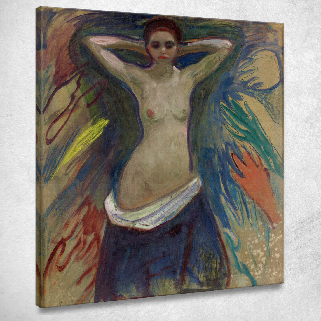 Le Mani 2 Edvard Munch em328 quadro stampato su tela Le Mani 2 Edvard Munch em328 quadro stampato su tela