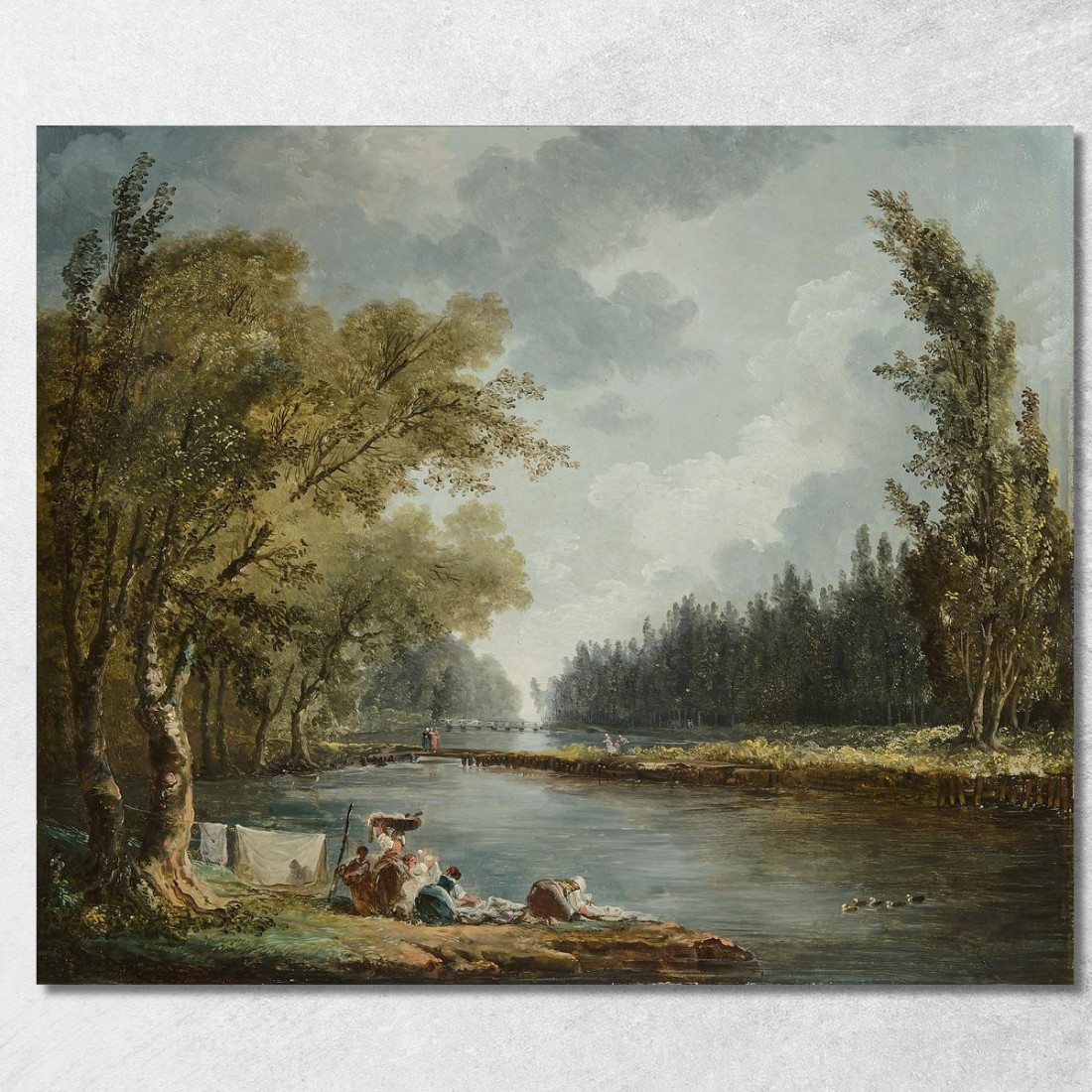 La Marna A Charenton E Il Mulino A Charenton Hubert Robert hrb54 quadro stampato su tela La Marna A Charenton E Il Mulino A Charenton Hubert Robert hrb54 quadro stampato su tela