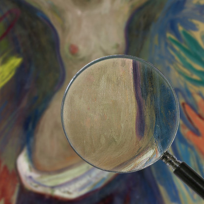 Le Mani 2 Edvard Munch em328 quadro stampato su tela